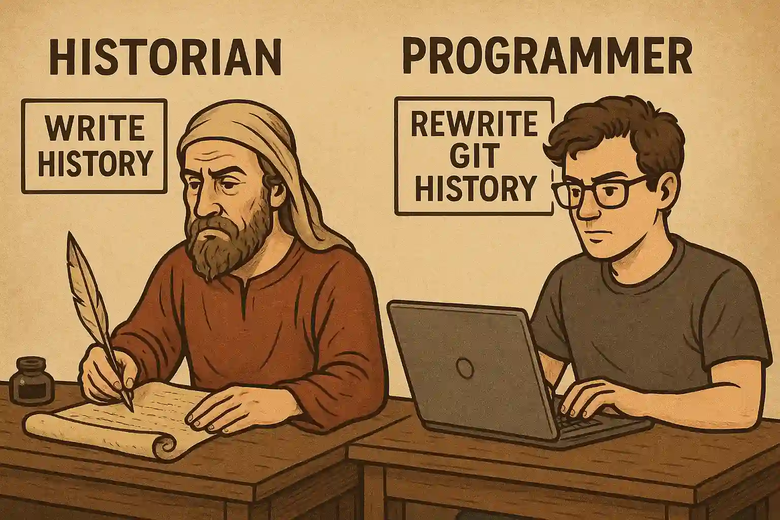rewrite git history